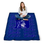 duke blue devils bold red blue quilt blanket best selling