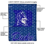 duke blue devils brick grid blue quilt blanket best selling