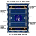 duke blue devils mickey player blue quilt blanket best selling