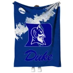 duke blue devils paint trail blue quilt blanket best selling