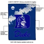 duke blue devils paint trail blue quilt blanket best selling