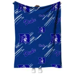 duke blue devils sketch lines blue quilt blanket best selling