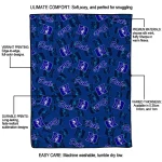 duke blue devils solid classic blue quilt blanket best selling