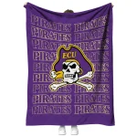 east carolina pirates bold red purple quilt blanket best selling