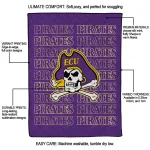east carolina pirates bold red purple quilt blanket best selling