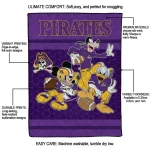 east carolina pirates disney football purple quilt blanket best selling