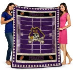 East Carolina Pirates Mickey Player Purple Quilt Blanket 1 east carolina pirates mickey player purple quilt blanket best selling