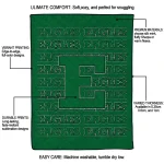 eastern michigan eagles bold red green quilt blanket best selling