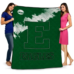 eastern michigan eagles paint trail green quilt blanket best selling