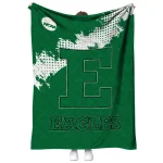 eastern michigan eagles paint trail green quilt blanket best selling