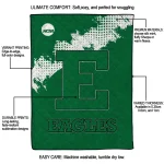 eastern michigan eagles paint trail green quilt blanket best selling