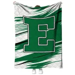 eastern michigan eagles wild lines green white quilt blanket best selling