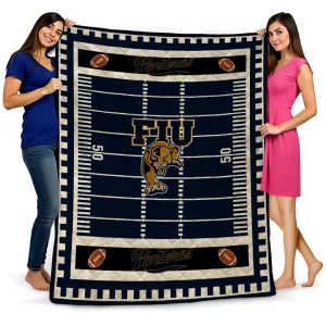 fiu panthers mickey player blue quilt blanket best selling