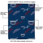 florida atlantic owls sketch lines blue quilt blanket best selling