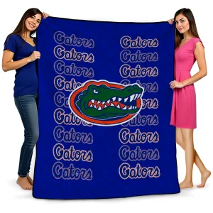 florida gators bold red blue quilt blanket best selling