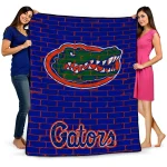 Florida Gators Brick Grid Blue Quilt Blanket 1 florida gators brick grid blue quilt blanket best selling