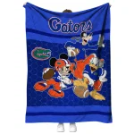 florida gators disney football blue quilt blanket best selling