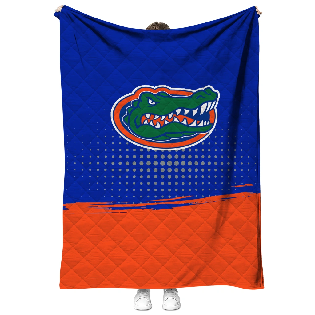 florida gators dot illusion blue quilt blanket fashion forward florida gators dot illusion blue quilt blanket fashion forward