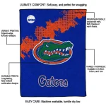 florida gators paint trail blue quilt blanket best selling