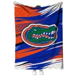 florida gators wild lines blue white quilt blanket best selling