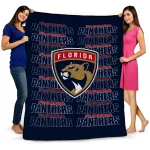 florida panthers bold red quilt blanket best selling