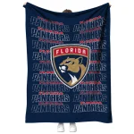florida panthers bold red quilt blanket best selling