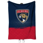 florida panthers dot illusion red quilt blanket best selling