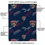 florida panthers sketch lines red quilt blanket best selling