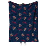 florida panthers solid classic red quilt blanket best selling