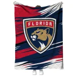 florida panthers wild lines red white quilt blanket best selling