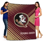 florida state seminoles arrow layers garnet quilt blanket best selling