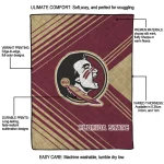 florida state seminoles arrow layers garnet quilt blanket best selling