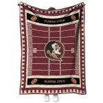 florida state seminoles mickey player garnet quilt blanket best selling