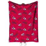fresno state bulldogs solid classic red quilt blanket best selling
