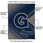 georgetown hoyas arrow layers blue quilt blanket best selling