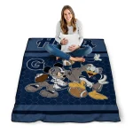 georgetown hoyas disney football blue quilt blanket best selling