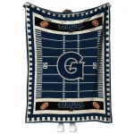 georgetown hoyas mickey player blue quilt blanket best selling