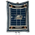 georgia southern eagles mickey player blue quilt blanket best selling