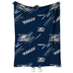 georgia southern eagles sketch lines blue quilt blanket best selling