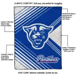 georgia state panthers arrow layers blue quilt blanket best selling