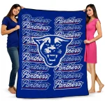 georgia state panthers bold red blue quilt blanket best selling