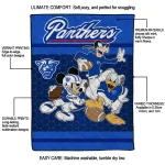 georgia state panthers disney football blue quilt blanket best selling