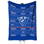 georgia state panthers handdrawn stripes blue quilt blanket best selling