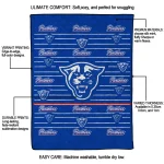 georgia state panthers handdrawn stripes blue quilt blanket best selling