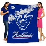 georgia state panthers paint trail blue quilt blanket best selling
