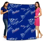 georgia state panthers sketch lines blue quilt blanket best selling