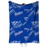 georgia state panthers sketch lines blue quilt blanket best selling