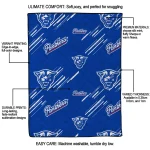 georgia state panthers sketch lines blue quilt blanket best selling
