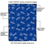 georgia state panthers solid classic blue quilt blanket best selling