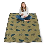georgia tech yellow jackets solid classic gold quilt blanket best selling
